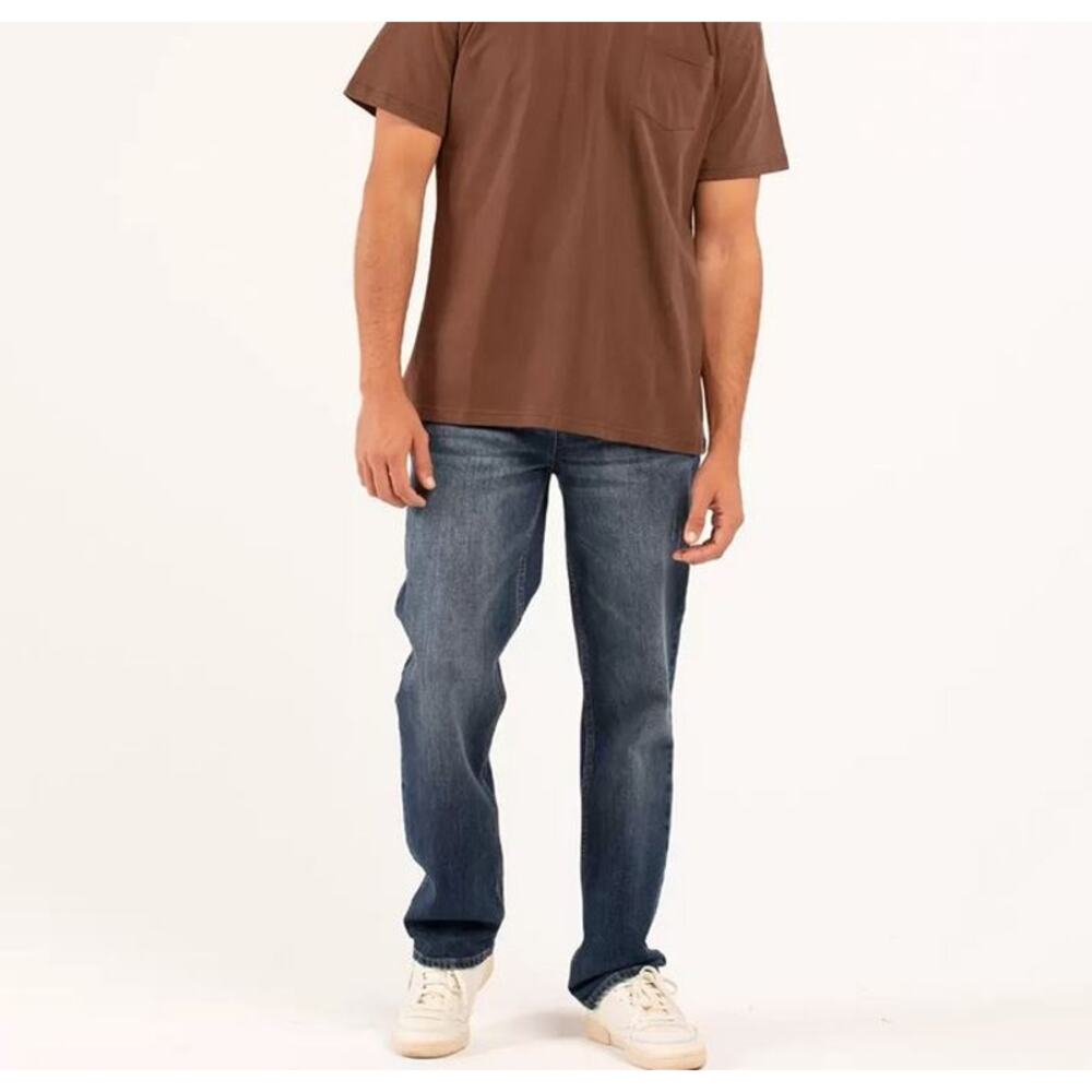 RSQ: mens' New Yok slim straight blue jeans (W32/L30)‎